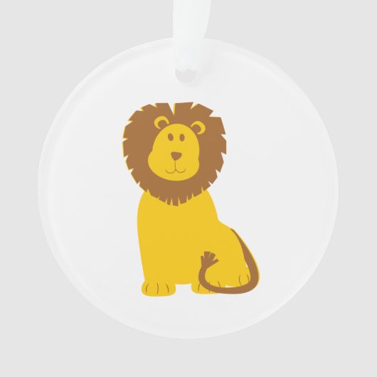 Lion cartoon ornament (voorkant)