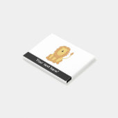 Lion cartoon post-it® notes (Schuin)