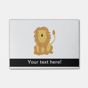 Lion cartoon post-it® notes