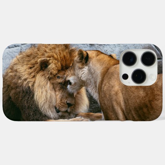 Lion Case-Mate iPhone Case (Achterkant (horizontaal))