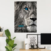 Lion Chase Jouw dromen Poster (Thuiskantoor)