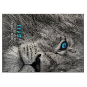 Lion Chase Jouw dromen Snijplank (Voorkant)