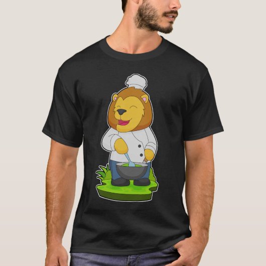 Lion Chef pet T-shirt (Voorkant)