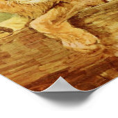 Lion Christelijk Bijbel Verse Trust in Lord Poster (Hoek)