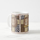 Lion Christelijk Cross Mok (Voorkant links)