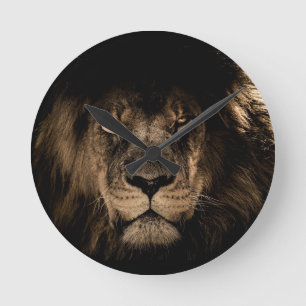 Lion Clock Ronde Klok