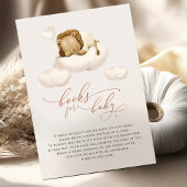 Lion Cloud Books for Baby Enclosure Card Notitiekaartje