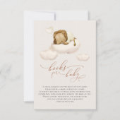 Lion Cloud Books for Baby Enclosure Card Notitiekaartje (Voorkant)