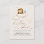 Lion Cloud Display Shower-behuizingskaart Informatiekaartje (Voorkant)