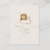 Lion Cloud Display Shower-behuizingskaart Informatiekaartje (Achterkant)