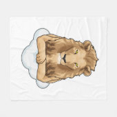 Lion Clouds Fleece Deken (Voorkant (Horizontaal))