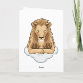 Lion Clouds Kaart (Achterkant)