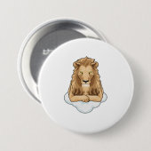 Lion Clouds Ronde Button 7,6 Cm (Voorkant /achterkant)