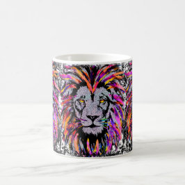 Lion Coffee Mok - Lion Face Coffee Cup