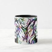 Lion Coffee Mok - Lion Head Coffee Cup (Midden)