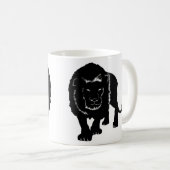 Lion Coffee-Mok - Uw kleur Koffiemok (Voorkant rechts)