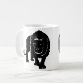 Lion Coffee-Mok - Uw kleur Koffiemok (Voorkant links)