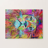 LION COLORFUL JIGSAW PUZZZLE LEGPUZZEL (Horizontaal)