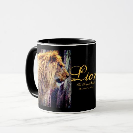 Lion [Combo Mug] Mok (Voorkant links)