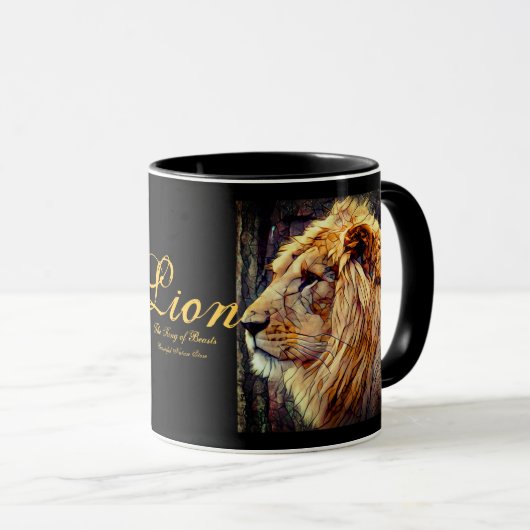 Lion [Combo Mug] Mok (Voorkant rechts)
