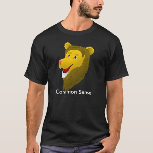 Lion Common Sense T-shirt (Voorkant)