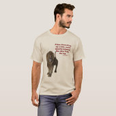 Lion Confucius Inspirerend Quote T-shirt (Voorkant volledig)