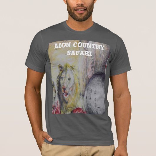 Lion Country Safari Designer Tee Shirt (Voorkant)