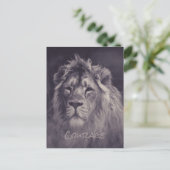 Lion Courage King of the Oerwoud Briefkaart (Staand voorkant)
