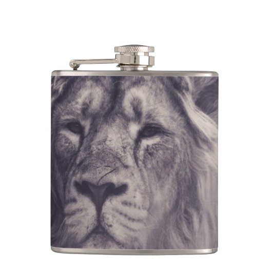 Lion Courage King of the Oerwoud Heupfles (Voorkant)