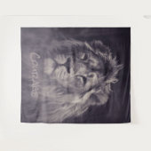 Lion Courage King of the Oerwoud Wandkleed (Voorkant (horizontaal))