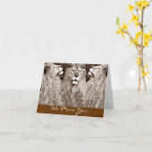 Lion, Courage, Power&Sterkte_ Kaart (Gele Bloem)