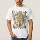 Lion Crest Stripes Shield T-shirt (Voorkant)