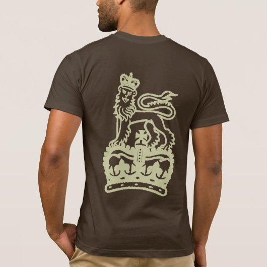 LION CROWN FADE T-SHIRT (Achterkant)