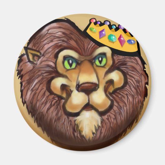 Lion Crown Magneet (Voorkant)