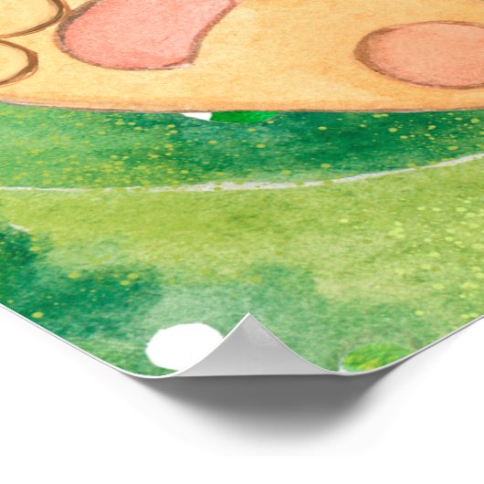 Lion Cub, Baby Animal, Oerwoud Safari Animals Poster (Hoek)