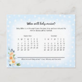 Lion Cub Blue Baby due voorspelling douchegame Informatiekaartje (Voorkant)