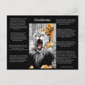 Lion Cub Briefkaart (Voorkant)