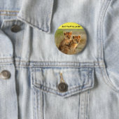 Lion Cub Button (In situ)