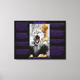 Lion Cub Canvas Afdruk