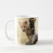 Lion Cub CLimbing Tree Personalised Photo Koffiemok (Links)