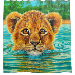 Lion Cub Douchegordijn