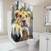 Lion Cub Douchegordijn (In situ)