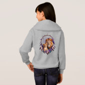 Lion Cub Dream Catcher Kids Pullover Hoodie (Achterkant volledig)