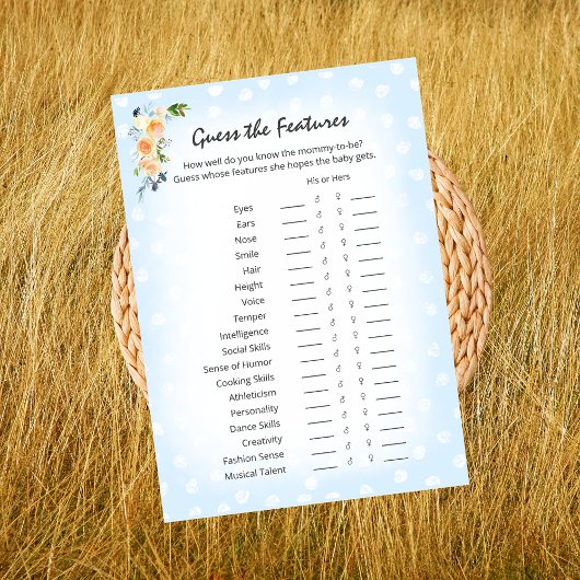 Lion Cub Floral Blue beschikt over Guess Shower sp Programmakaart