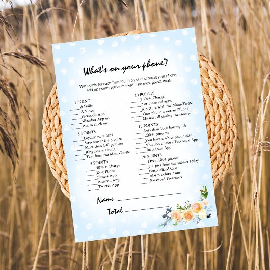 Lion Cub Floral Blue Wat is er op uw telefoon spel Programmakaart