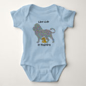 Lion Cub in Training Baby Romper (Voorkant)
