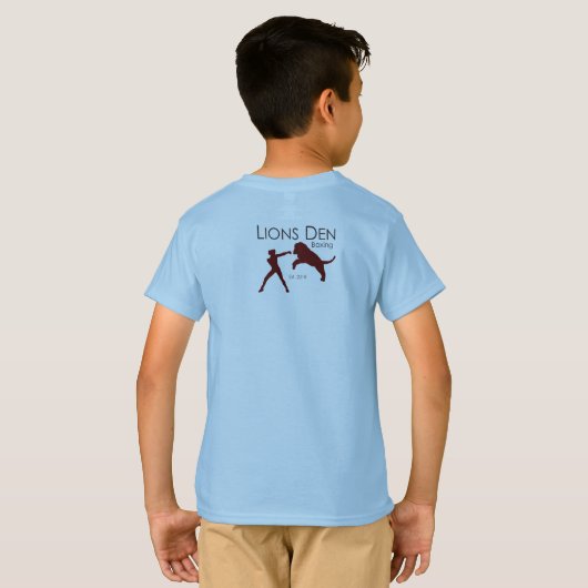 Lion Cub in Training Kinder T-shirt (Achterkant volledig)