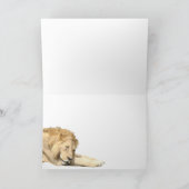 Lion & Cub Kaart (Binnen)
