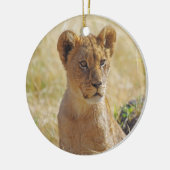 Lion Cub Keramisch Ornament (Links)