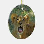 Lion Cub Keramisch Ornament (Rechts)